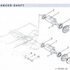 Balancer Shaft RD 45 - 55 - 65