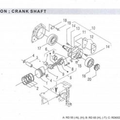Crank Shaft RD 45-55-65